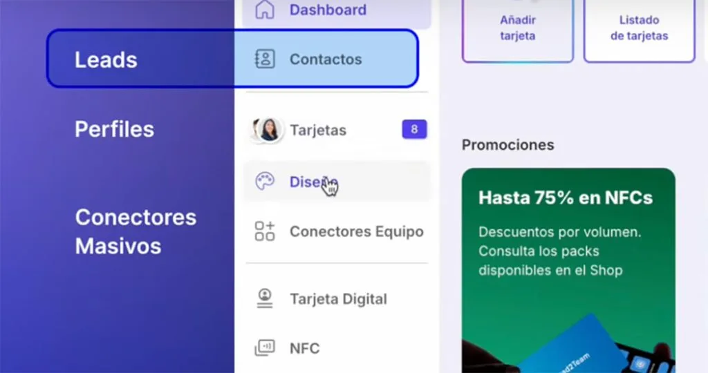 Nueva Vista Excel en Lead2Team: gestiona tus Tarjetas Digitales con más agilidad