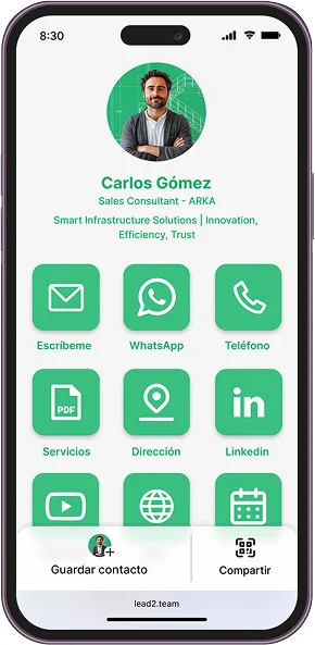 tarjeta digital marketing