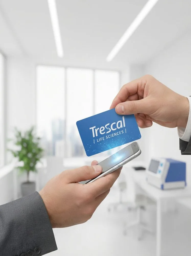 Trescal: tarjetas NFC para intercambio de contacto en ferias comerciales