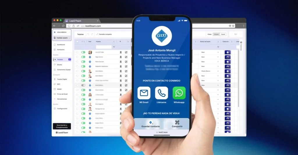VEKA IBÉRICA: vCards y Wallet corporativas personalizadas